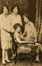 c1920 Four Women w/ Incredibly