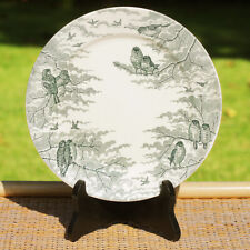 Assiette montée en faïence modèle Neige U&C Sarreguemines Ø 22,5 cm 1