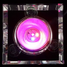  Pied De Lampe Socle Lumineux Led Base D'éclairage Support En Cristal