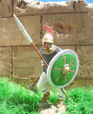 Soldat plomb MOYEN-AGE : GARDE BYZANTIN de l'EMPIRE ROMAIN d'ORIENT , VI S.no 14