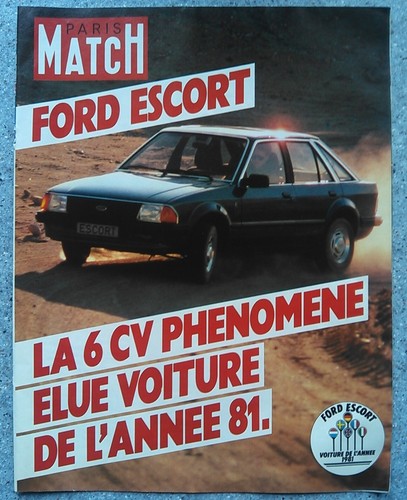 Ford escort 6cv voiture - escort,