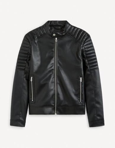 Blouson biker simili cuir - blouson,
