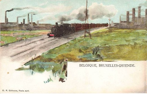 Train chemin fer - -,