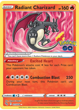 Pokémon dracaufeu radieux - -,