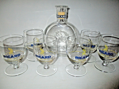 Lot verres ricard cl logo - verres, 17