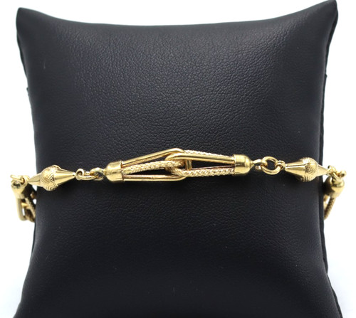 Bracelet jaune massif - jaune,