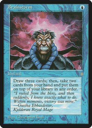 Mtg magic brainstorm ice - brainstorm, age