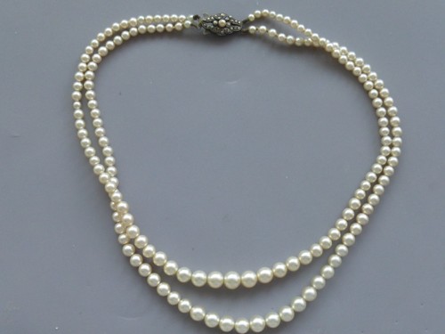 Collier ancien double rang - ancien,