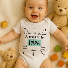 Body bébé personnalisé mode d'emploi pour les papas