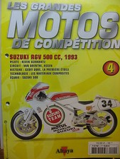 FASCICULE  4  MOTO GP SERIE 1  COMPETITION SUZUKI RGV 500 SCHWANTZ