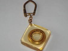 PORTE CLÉ PNEU DORE DUNLOP