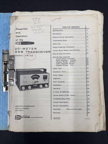 Heathkit assembly and - heathkit,