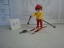PLAYMOBIL vintage city sports d'hiver skieur skis bâtons du set 3467 de 1984 #5