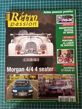 AI119 Rétro Passion Hebdo N°178 Peugeot 504TI Morgan 4/4 Mandille Roux Panhard