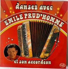 Emile Prud'Homme et son accordéon vinyle 33 tours musette livraison gratuite