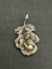 Ancienne Broche En Argent