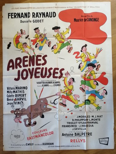 Arenes joyeuses dubout - joyeuses, affiche