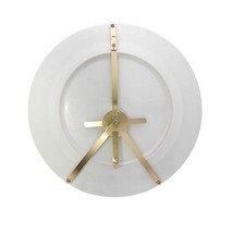 Porte assiette laiton mural ° 26 à 39 cm avec languette stabilisation CROCHET X