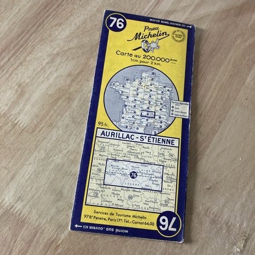 Carte routière ancienne