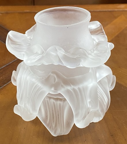 Ancienne tulipe pate - tulipe, verre