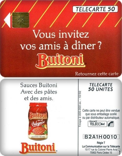 Tres rare telecarte laquee - telecarte, au