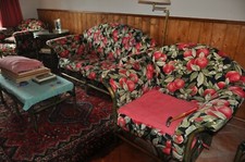 ensemble bambou en bon état (8 meubles)