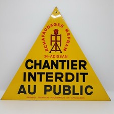 Ancienne tôle peinte Chantier