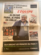 L'Equipe Journal 18/02/2012; PSg-Montpellier; Nicollin / Brandao/ Giroud/ Ski Al