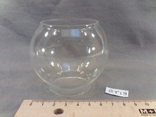 Ancien verre de lampe à essence, Pigeon, base diamètre 44 mm H: 70 mm (BT19)