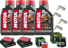 Entretien Honda Africa Twin 1000 DCT 2016 2017 7100 10W40 Filtres Hiflo Bougies