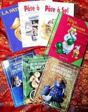 Lot 7 livres La pâte à sel