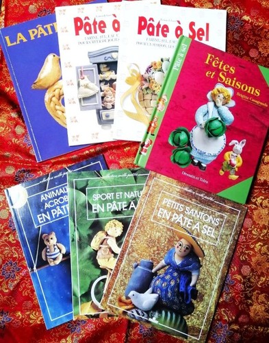Lot livres pâte à - livres, sel