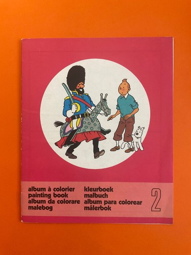 Tintin album colorier 2 - tintin,