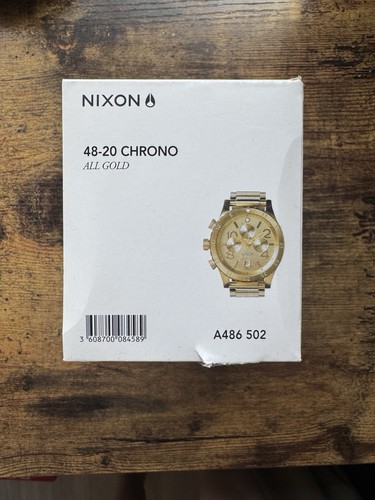 Nixon chrome all gold - nixon, 48-20