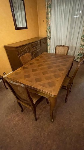 Superbe table merisier - en,