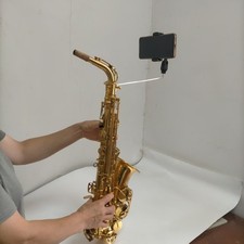 Support téléphone léger pour saxophone alto convient aux smartphones jusqu'à