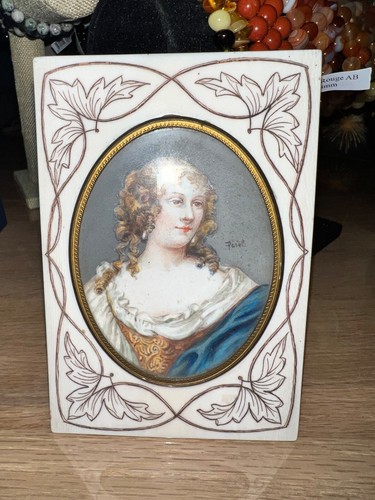Tableau ancien portrait de - -,
