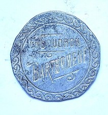 jeton publicitaire marque a jouer goudron barthomeuf liqueur