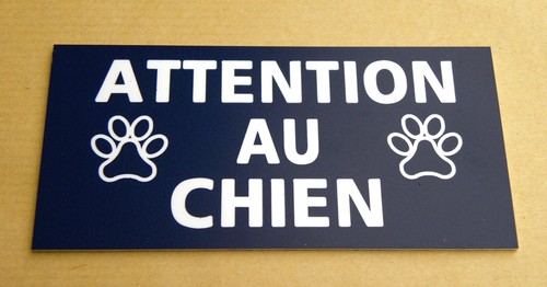 Plaque pancarte attention - pancarte,