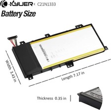 C21N1333 Laptop Batterie pour