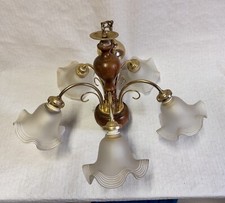 Lustre vintage rustique en