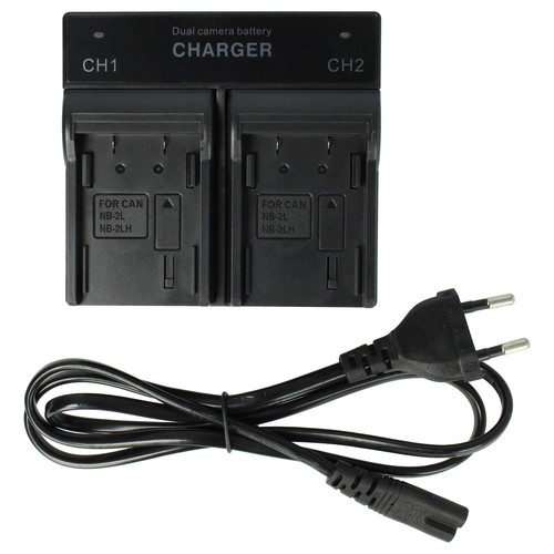 Chargeur double pour - canon, eos
