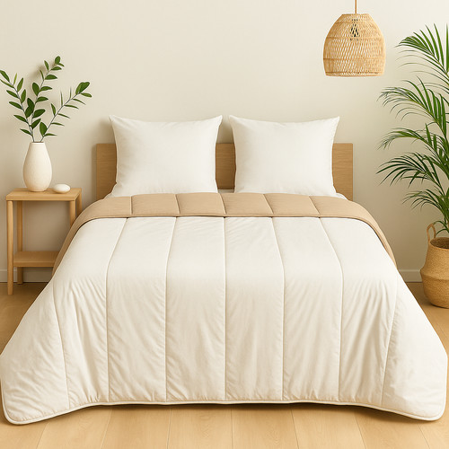 Couette légère bicolore 2 - -,