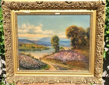 LOUIS ROGER. Paysage Bord de