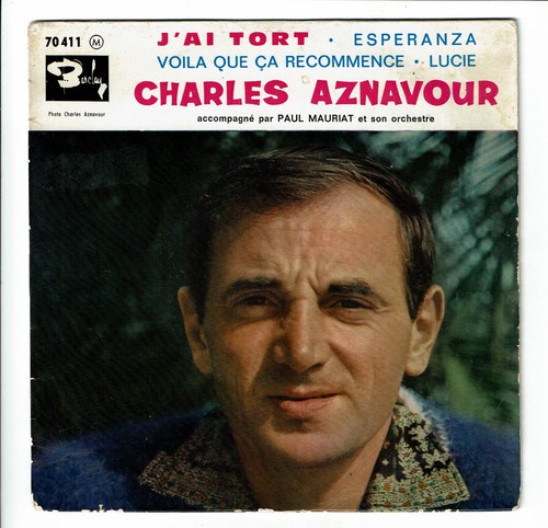 Charles aznavour vinyle - aznavour, 45