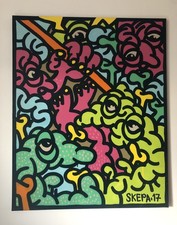 Œuvre De Skepa Street Art Pop