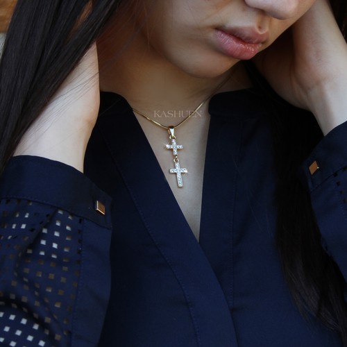 Collier religieux avec croix - collier,