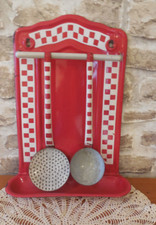 PORTE LOUCHES ANCIEN AVEC  USTENSILES D ORIGINE EMAILLÉ   /  RACK FRENCH ENAMEL