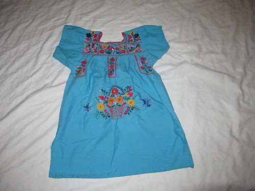 Vintage girls kids blue - kids,