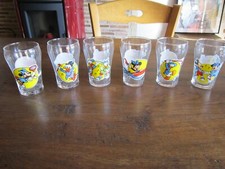 lot de 6 verres de collection